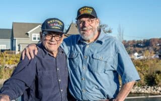 Senior Veterans who served on Vietnam war and WW II.