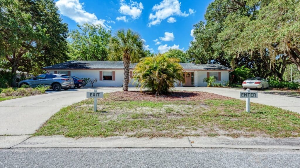 Cortez House Assisted Living Facility entrance.