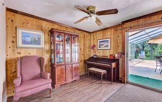 Cortez House Assisted Living Facility piano area.