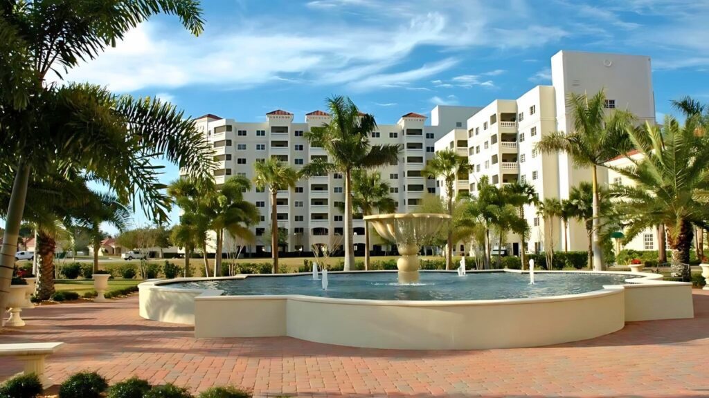 Convivial Jacaranda Trace exterior.