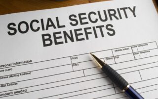 Social security benefits form.