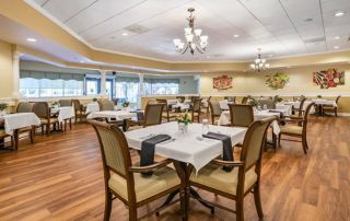 Brookdale Palmer Ranch Dining Room.