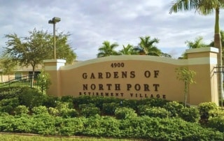 Gardens of North Port Signage Gate.