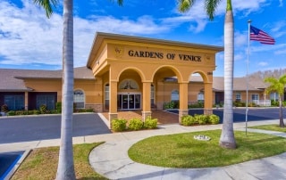 Gardens of Venice Building Entryway.