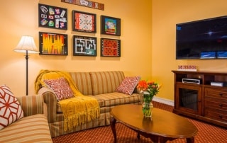 The Windsor of Bradenton Common Area Seating.