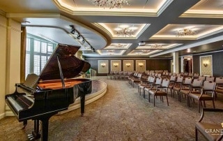 Grand Living at Lakewood Ranch Piano Recital Hall.