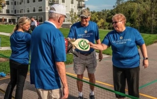 Grand Living at Lakewood Ranch Residents Playing Sports.