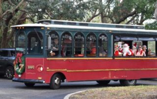 Holly Jolly Trolley Christmas Parade with the team, and My Care Finders team.