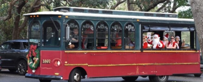 Holly Jolly Trolley Christmas Parade with the team, and My Care Finders team.