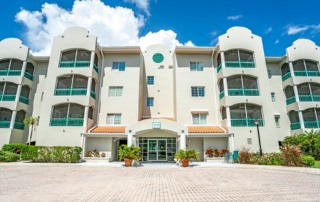 The front entrance to the Heron Club at Prestancia.