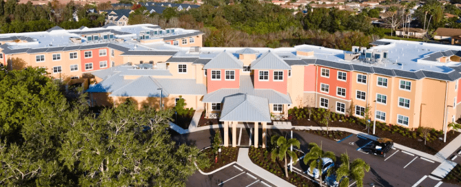 SaraBella Senior Living Aerial View