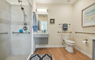 SaraBella Senior Living Apartment Bathroom