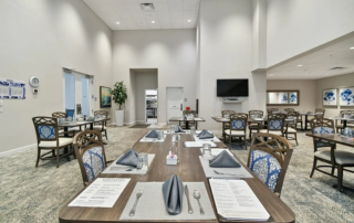 SaraBella Senior Living Dining Hall