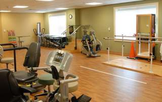 Sunnyside Manor Skilled Nursing Physical Therapy Room