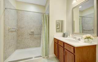Tuscan Gardens of Venetia Bay Assisted Living Model Bathroom
