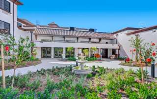 Tuscan Gardens of Venetia Bay Activities Memory Care Courtyard