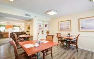 Venice Palms Senior Living Dining Area