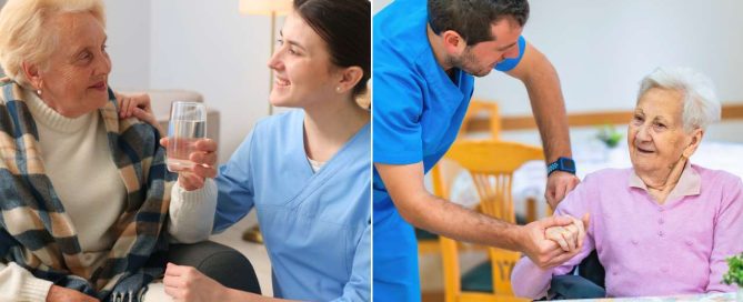 Assisted Living Caregiver and Senior vs. Home Care in Florida.