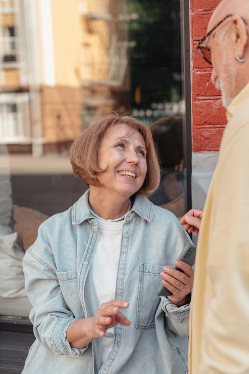 A senior person